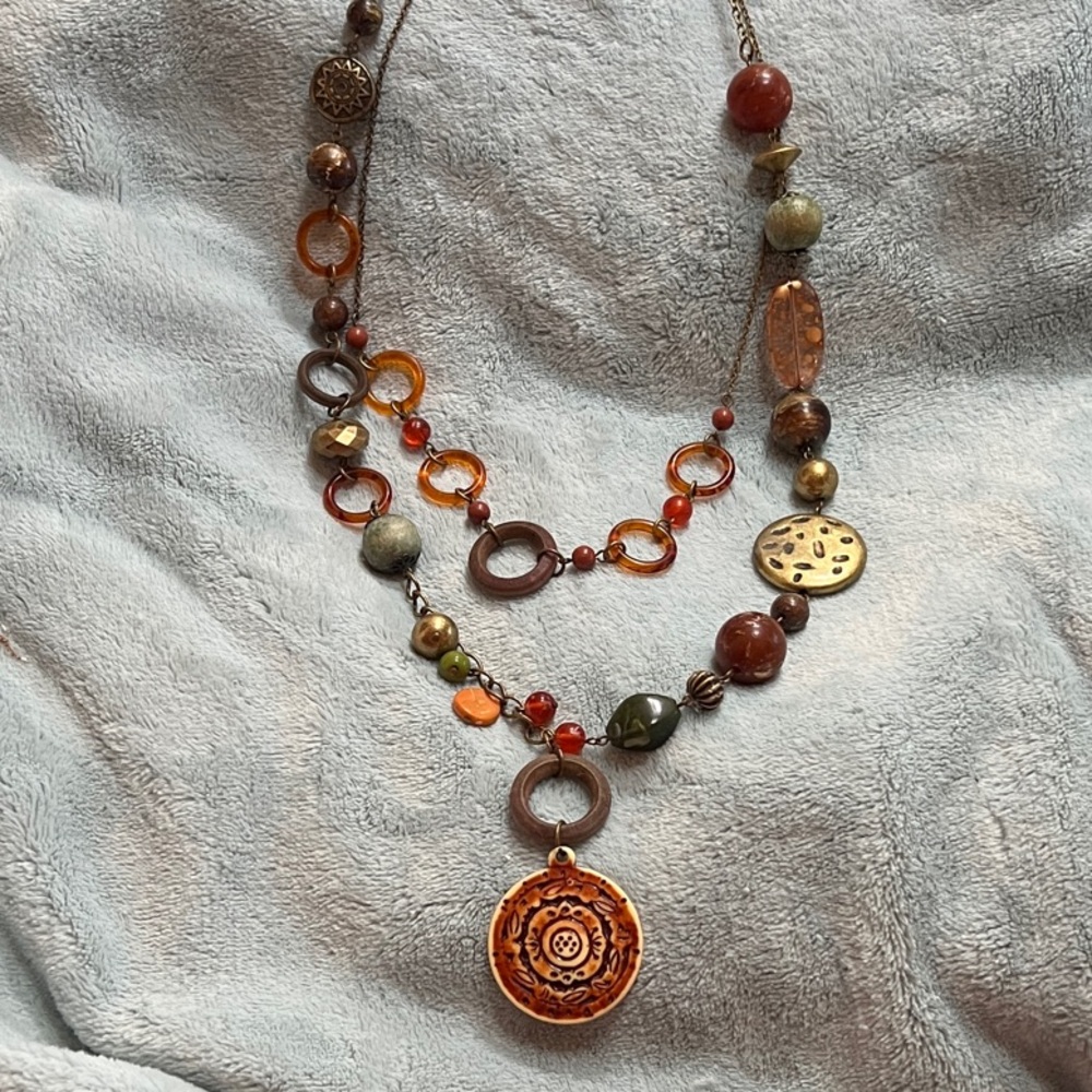 Elegant Multicolor Beaded Necklace